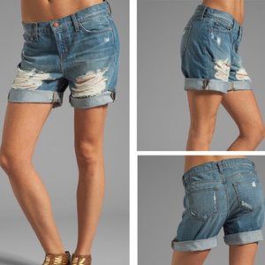 J Brand Nash Slouchy Boy Fit Jean Shorts 27 NEW!